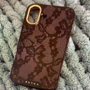 SwaddleMe Floral Lace Brown Phone Case